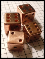 Dice : Dice - Metal Dice - Copper Clad by Crisloid - Ebay Nov 2010